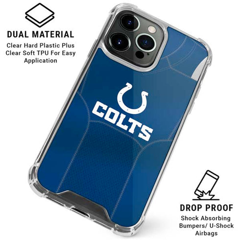 NFL Indianapolis Colts Team Jersey iPhone 16 Pro Max Clear Case