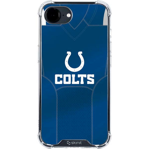 NFL Indianapolis Colts Team Jersey iPhone 16e Clear Case