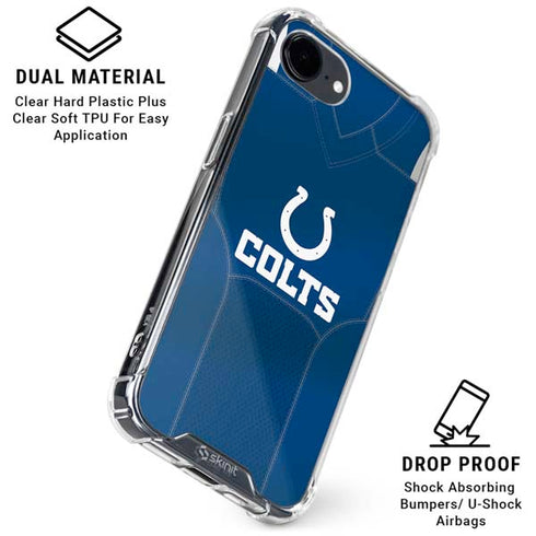 NFL Indianapolis Colts Team Jersey iPhone 16e Clear Case