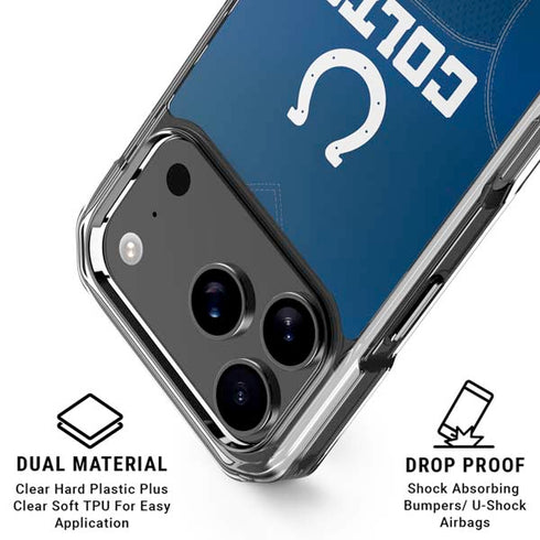 NFL Indianapolis Colts Team Jersey iPhone 18 Pro Clear Case