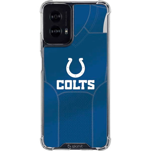 NFL Indianapolis Colts Team Jersey Moto G Power 5G (2024) Clear Case