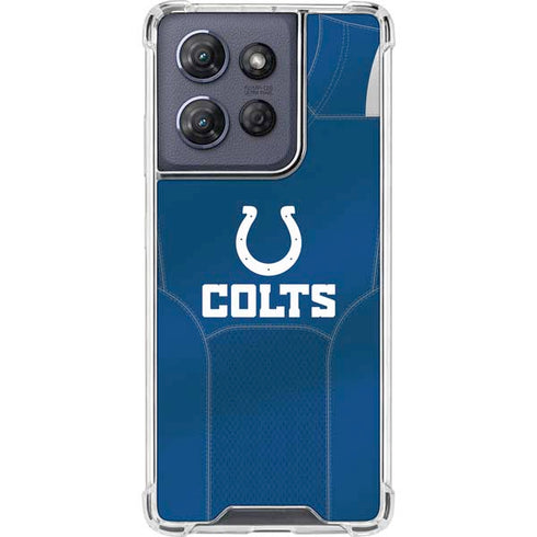 NFL Indianapolis Colts Team Jersey Moto G Power 5G (2025) Clear Case