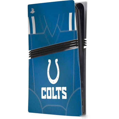 NFL Indianapolis Colts Team Jersey PS5 Pro Console Skin