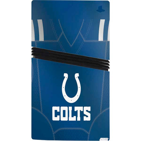 NFL Indianapolis Colts Team Jersey PS5 Pro Console Skin