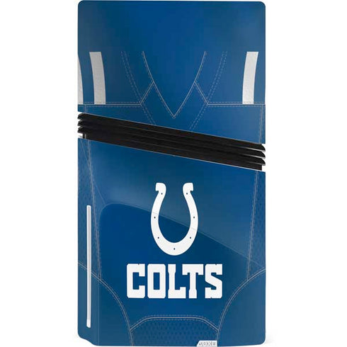 NFL Indianapolis Colts Team Jersey PS5 Pro Disk Console Skin