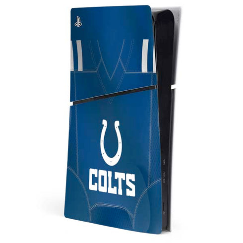 NFL Indianapolis Colts Team Jersey PS5 Slim Digital Edition Console Skin