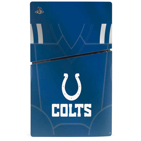 NFL Indianapolis Colts Team Jersey PS5 Slim Digital Edition Console Skin