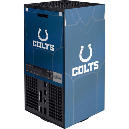 NFL Indianapolis Colts Team Jersey XBox Series X Digital Edition Console Skin