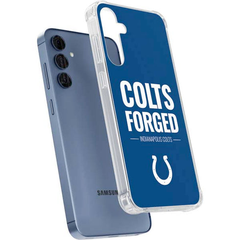 NFL Indianapolis Colts Team Motto Galaxy A35 5G Clear Case