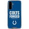 NFL Indianapolis Colts Team Motto Galaxy A36 5G Clear Case