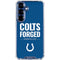 NFL Indianapolis Colts Team Motto Galaxy S25 Clear Case