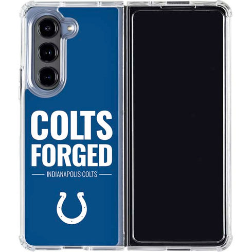 NFL Indianapolis Colts Team Motto Galaxy Z Fold5 5G Clear Case