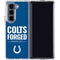 NFL Indianapolis Colts Team Motto Galaxy Z Fold5 5G Clear Case