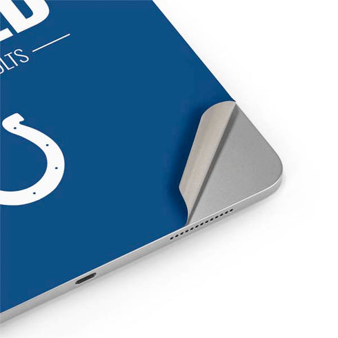 NFL Indianapolis Colts Team Motto iPad Pro 13in M4 (2024) Skin
