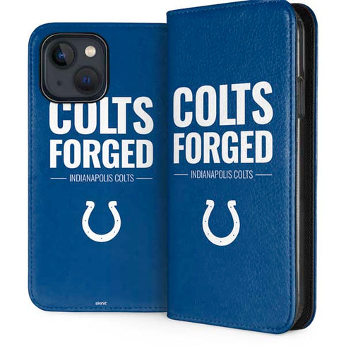 NFL Indianapolis Colts Team Motto iPhone 15 Plus Folio Case