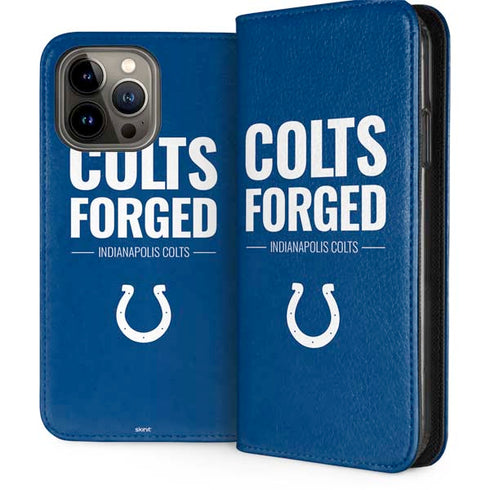 NFL Indianapolis Colts Team Motto iPhone 15 Pro Max Folio Case