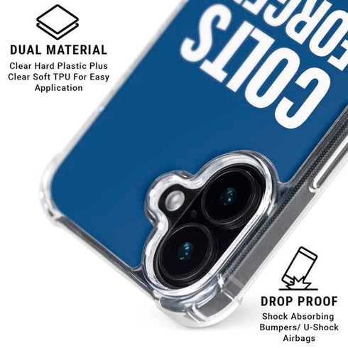 NFL Indianapolis Colts Team Motto iPhone 16 Clear Case