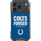 NFL Indianapolis Colts Team Motto iPhone 18 Pro Clear Case