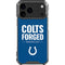 NFL Indianapolis Colts Team Motto iPhone 18 Pro Max Clear Case