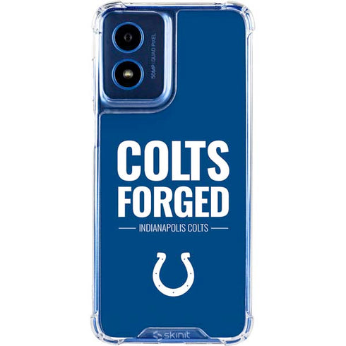 NFL Indianapolis Colts Team Motto Moto G 5G (2024) Clear Case