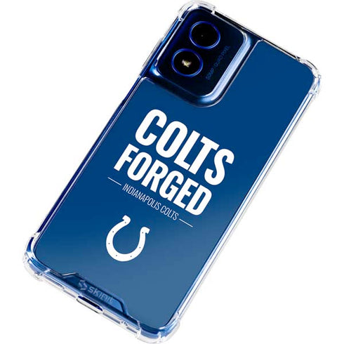 NFL Indianapolis Colts Team Motto Moto G 5G (2024) Clear Case
