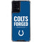 NFL Indianapolis Colts Team Motto Moto G Power 5G (2024) Clear Case