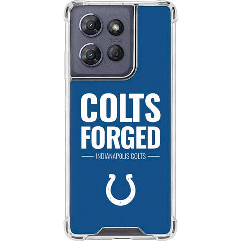 NFL Indianapolis Colts Team Motto Moto G Power 5G (2025) Clear Case