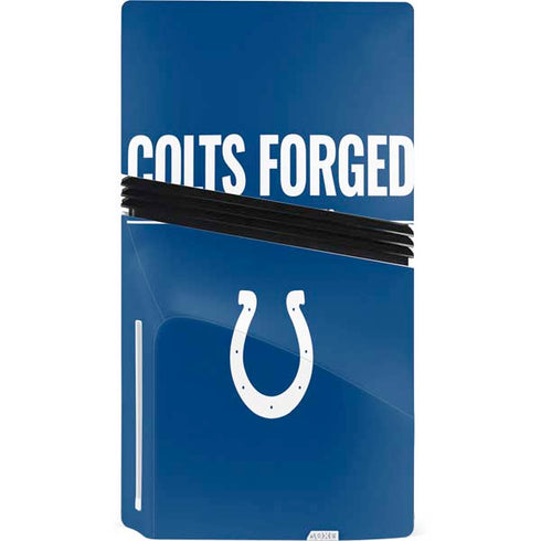 NFL Indianapolis Colts Team Motto PS5 Pro Disk Console Skin