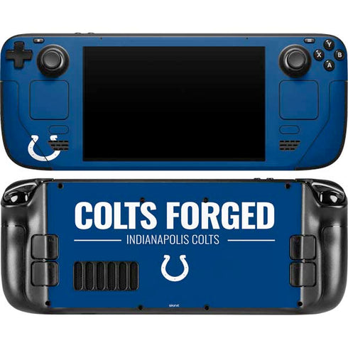 NFL Indianapolis Colts Team Motto Steam Deck Handheld Gaming Computer OLED Skin