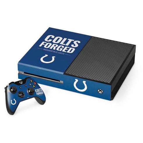 NFL Indianapolis Colts Team Motto Xbox One Console and Controller Bundle Skin