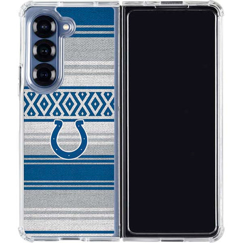 NFL Indianapolis Colts Trailblazer Galaxy Z Fold6 Clear Case