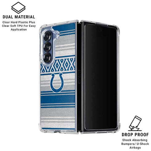 NFL Indianapolis Colts Trailblazer Galaxy Z Fold6 Clear Case