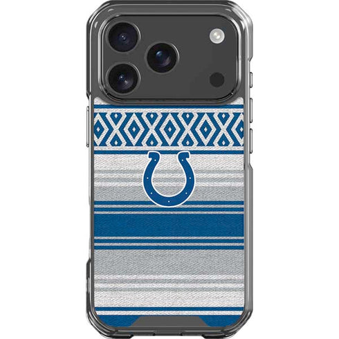 NFL Indianapolis Colts Trailblazer iPhone 18 Pro Clear Case