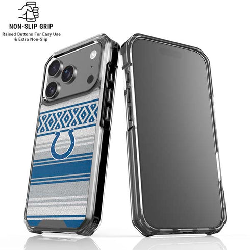 NFL Indianapolis Colts Trailblazer iPhone 18 Pro Clear Case