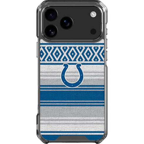 NFL Indianapolis Colts Trailblazer iPhone 18 Pro Max Clear Case