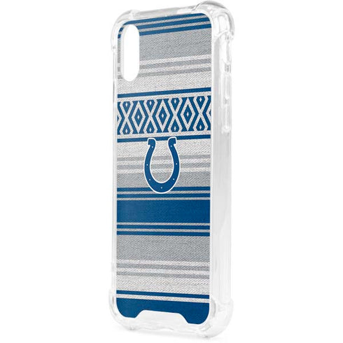 NFL Indianapolis Colts Trailblazer iPhone XS Clear Case