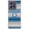 NFL Indianapolis Colts Trailblazer Moto G 5G (2025) Clear Case