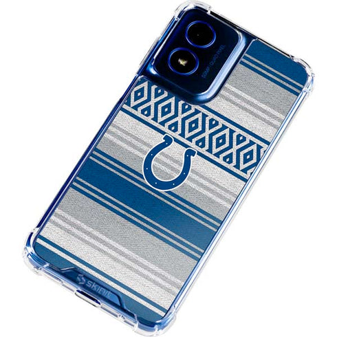 NFL Indianapolis Colts Trailblazer Moto G Play 4G (2024) Clear Case