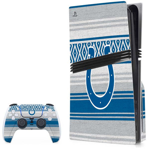 NFL Indianapolis Colts Trailblazer PS5 Pro Disk Bundle Skin