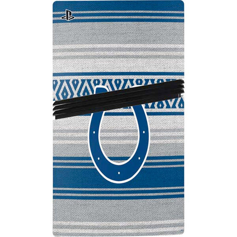 NFL Indianapolis Colts Trailblazer PS5 Pro Disk Console Skin