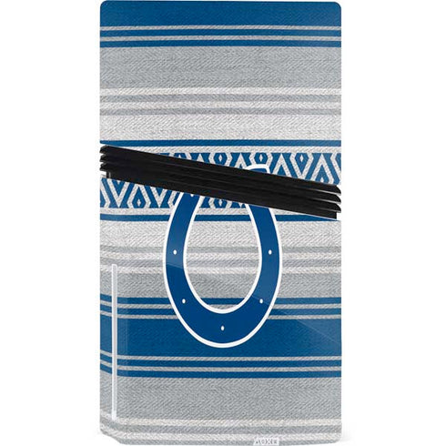 NFL Indianapolis Colts Trailblazer PS5 Pro Disk Console Skin