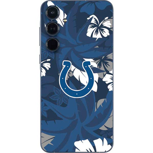 NFL Indianapolis Colts Tropical Print Galaxy A55 5G Skin