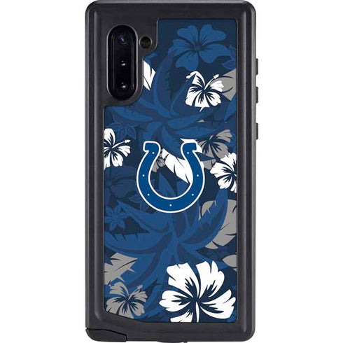 NFL Indianapolis Colts Tropical Print Galaxy Cases