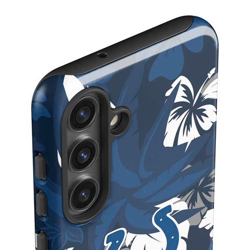NFL Indianapolis Colts Tropical Print Galaxy S25 Impact Case