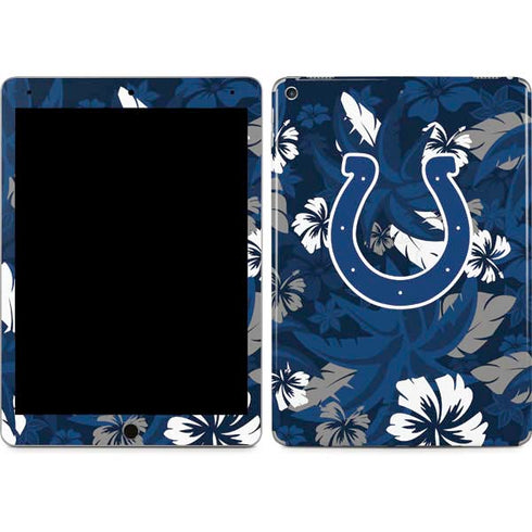 NFL Indianapolis Colts Tropical Print iPad Skins