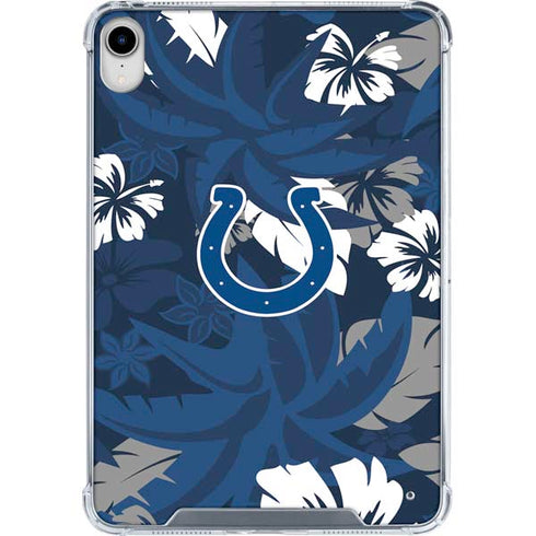 NFL Indianapolis Colts Tropical Print iPad 11th Gen (2025) Clear Case