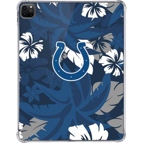 NFL Indianapolis Colts Tropical Print iPad Pro 11in (2024) Clear Case