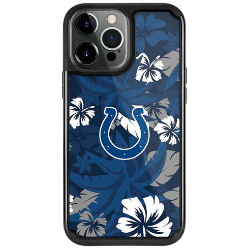 NFL Indianapolis Colts Tropical Print iPhone Cases