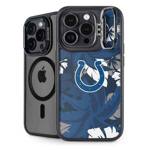 NFL Indianapolis Colts Tropical Print iPhone Cases