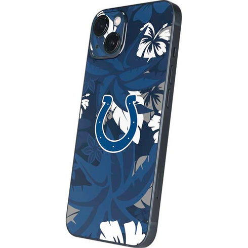 NFL Indianapolis Colts Tropical Print iPhone 15 Skin